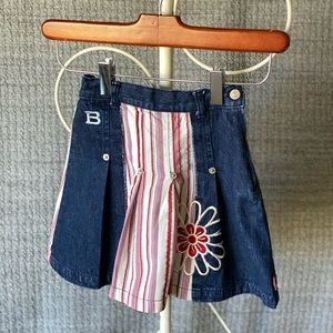 Blu Girls Denim Skirt 5